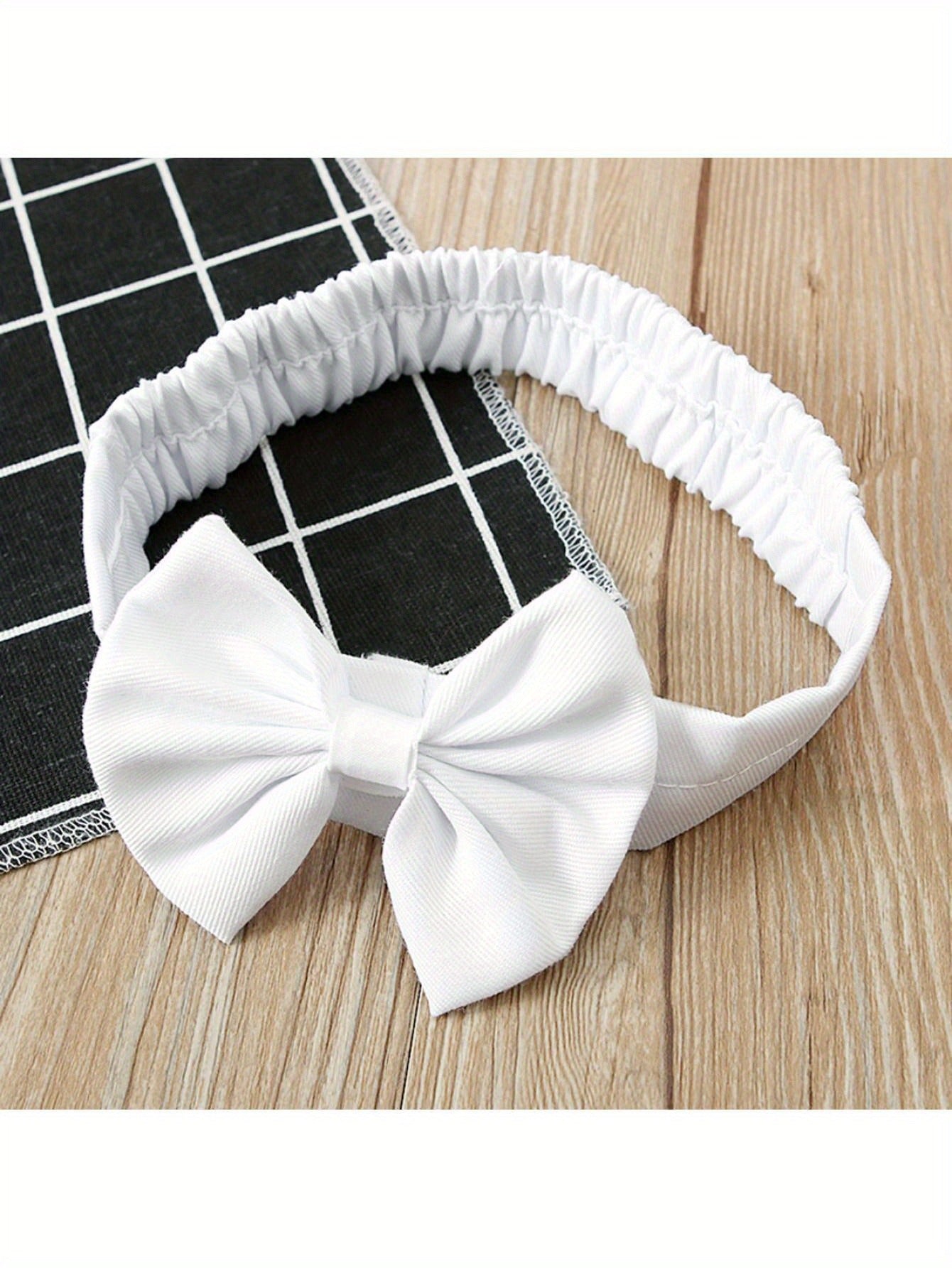 Baby Girls Summer Clothing Set, Sleeveless Lace Ruffle Princess Dress+Elastic Bowknot Headband